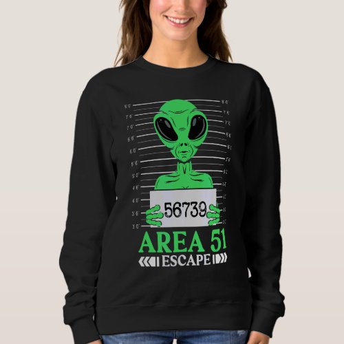 56739 Area 51 Escape Extraterrestrial Sweatshirt