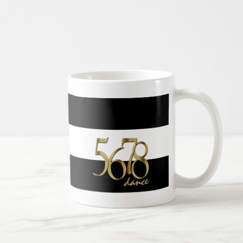 5678 Dance Tempo Modern Stripes Pattern Coffee Mug
