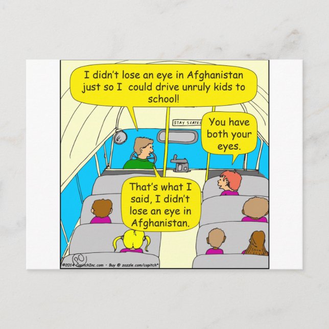 567 bus driver zazzle.png postcard (Front)