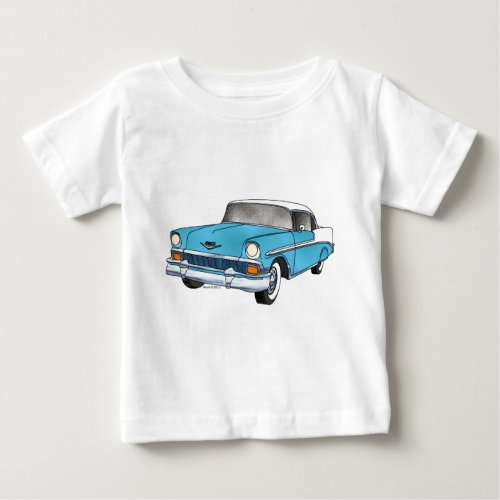 56 Chevrolet Belair Baby T_Shirt