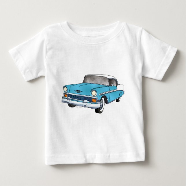 56 Chevrolet Belair Baby T-Shirt (Front)