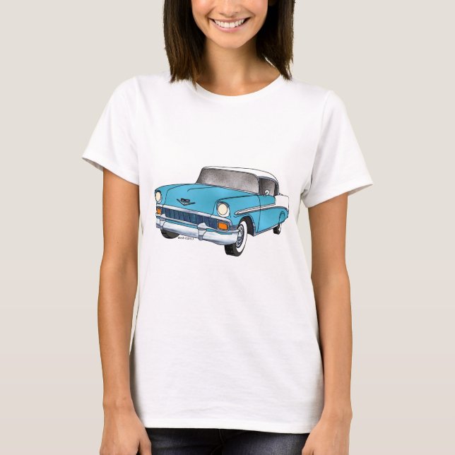 56 Chevrolet Belair T-Shirt (Front)