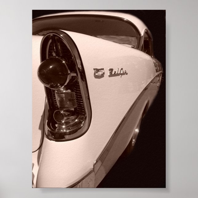 56 chevy antique style  poster (Front)