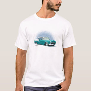'56 Chevy Illustration Turquoise T-Shirt