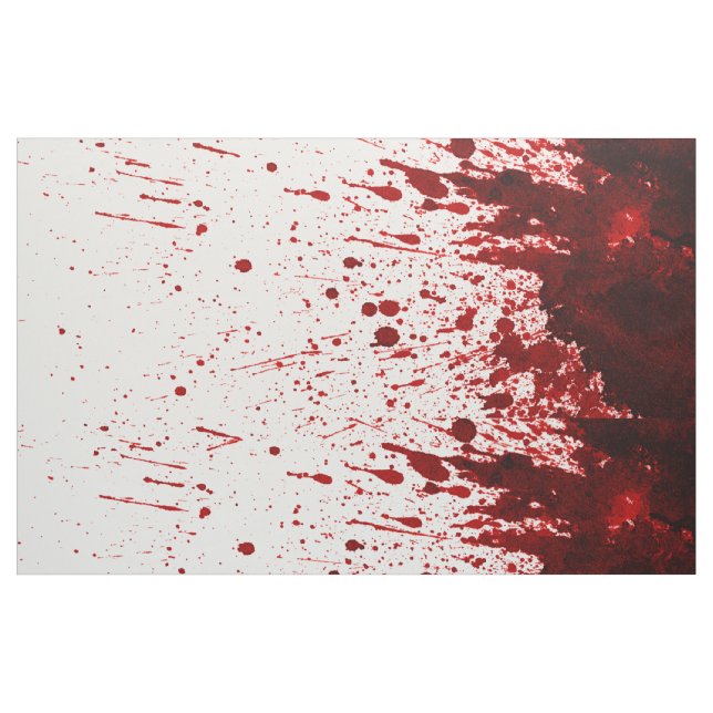 56" Inch Wide Cotton Fabric Blood Splatter Vampire (Yard)