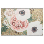 56&quot; Inch Wide Cotton Fabric Geometric Garden Rose