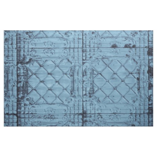 56" Inch Wide Cotton Fabric Rustic Tin Panel Ceili