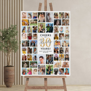 56 Photo Collage 30th Birthday Party Foam Board