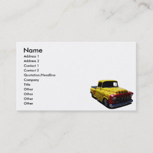 56 pickup business card