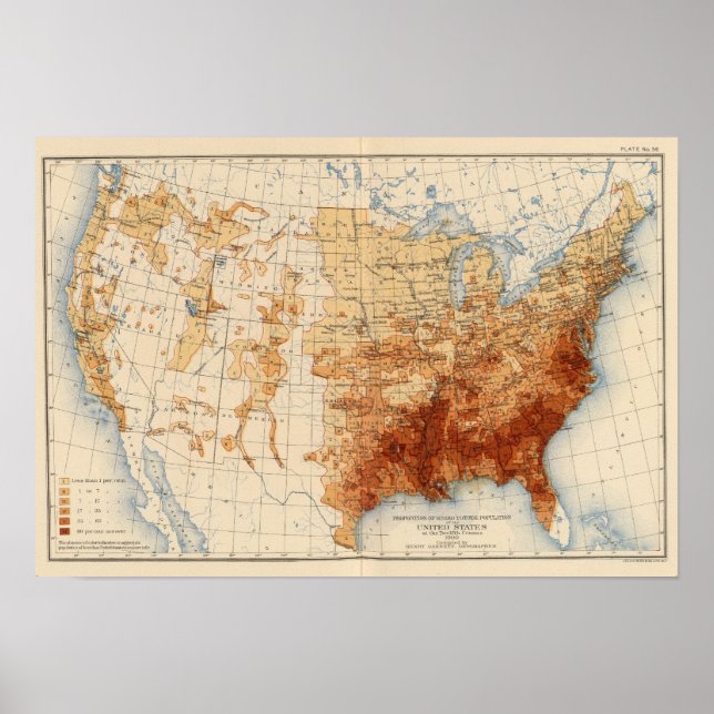 56 Proportion Negro population Poster (Front)