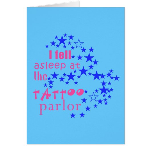 56 Stars Fell Asleep at Tattoo Parlor (Front)