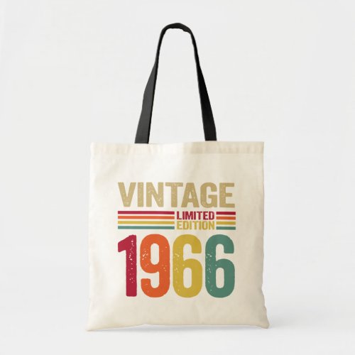 56 Years Old Gifts Vintage 1966 56th Birthday gift Tote Bag