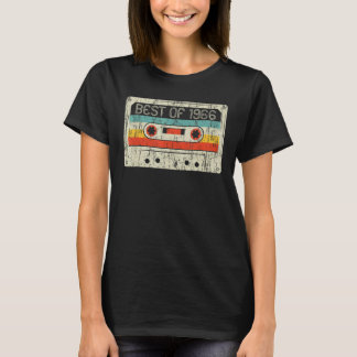 56th Birthday Best Of 1966 Cassette Tape 56 Years T-Shirt