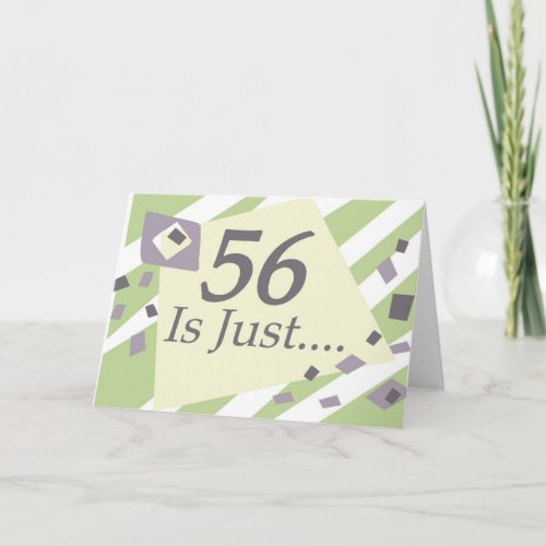 56th Birthday Card