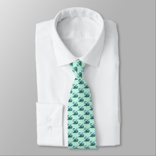 56th Birthday or Anniversary Peacock Feathers Neck Tie