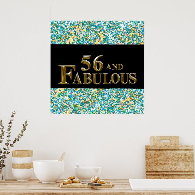 56th  Birthday  Poster (Kitchen)