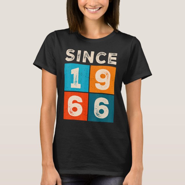 56th Birthday Since 1966 T-Shirt (Front)