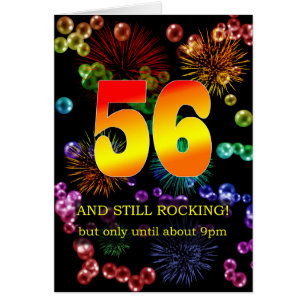 56th Birthday Still Rocking Cards