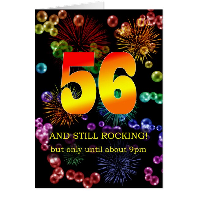 56th Birthday Still Rocking Cards (Front)