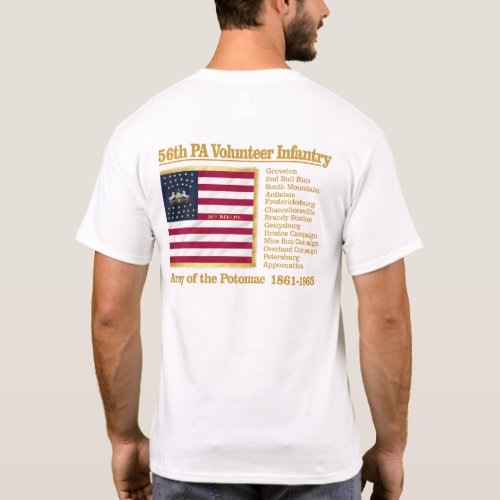 56th Pennsylvania Volunteer Infantry BH T_Shirt