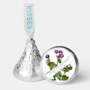 56th Wedding Anniversary Globe Amaranth  Hershey®'s Kisses®