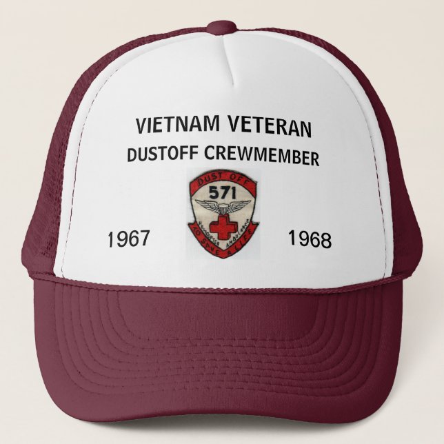 571st DUSTOFF CREWMEMBER MESH HAT (Front)