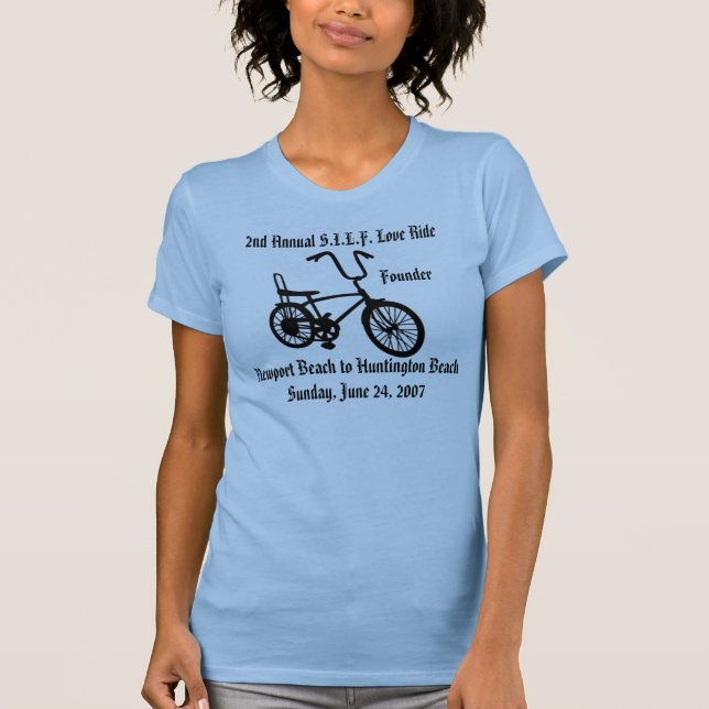 57852bike, 2nd Annual S.I.L.F. Love Ride       ... T-Shirt (Front)