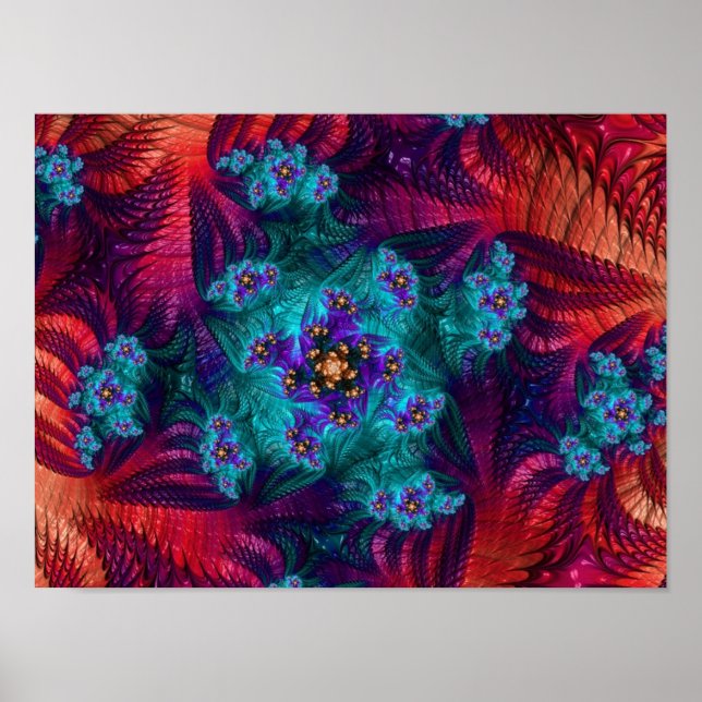 579 Fractal Design Poster (Front)