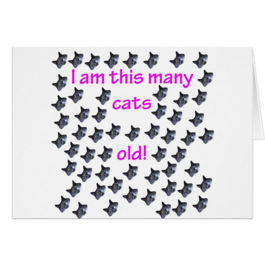 57 Cat Heads Old Cards (Front Horizontal)