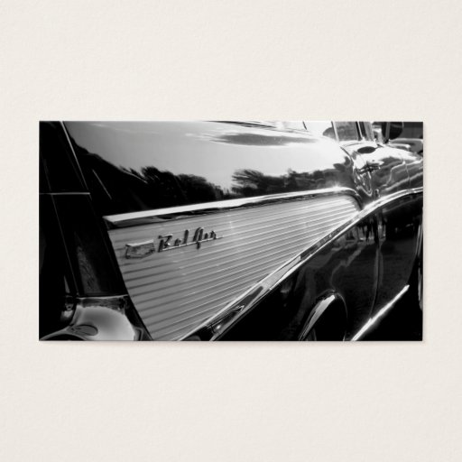 Customizable 57 Chevy Bel Air Business Card Template
