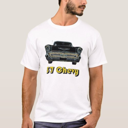 57 Chevy Bel Air Mens T_Shirt