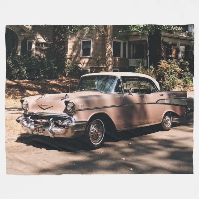 57 CHEVY FLEECE BLANKET (Front (Horizontal))