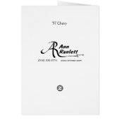 '57 Chevy Headlight - Card (Back)