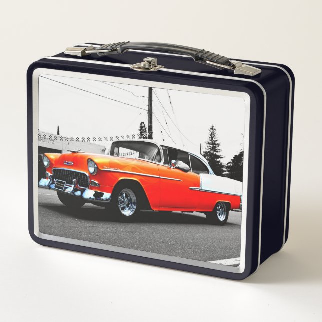 57 Chevy Metal Lunch Box (Front)