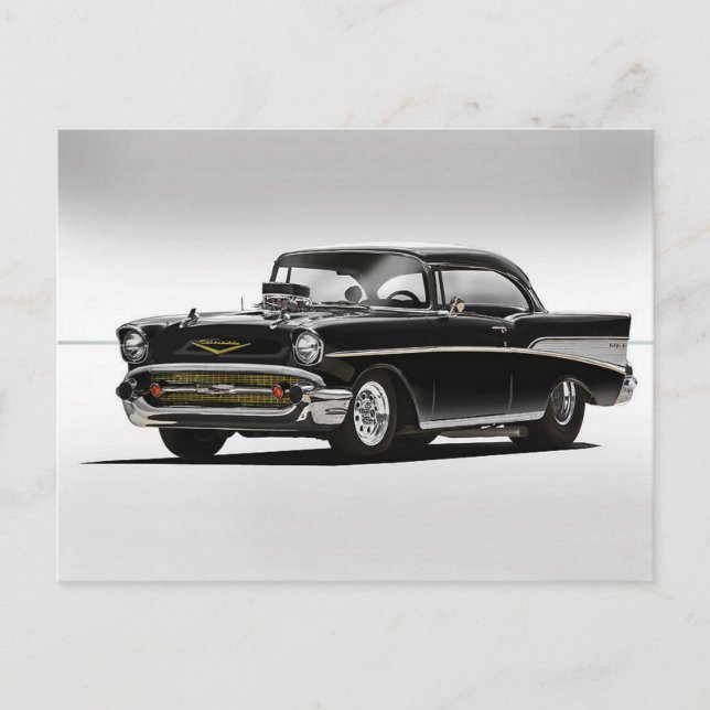 57' Chevy Pro-Street Postcard (Front)