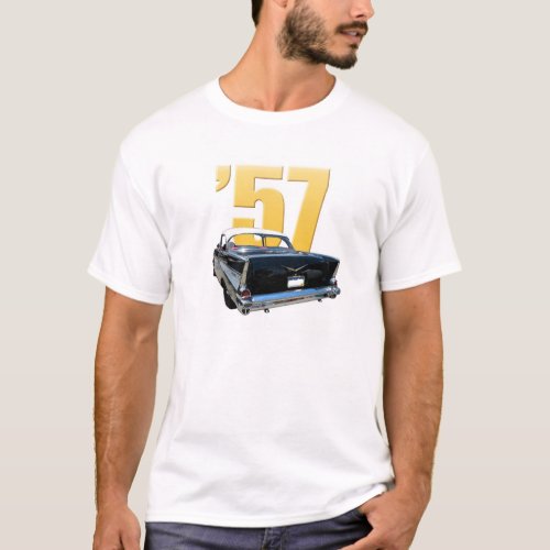 57 Chevy Rear View T_Shirt