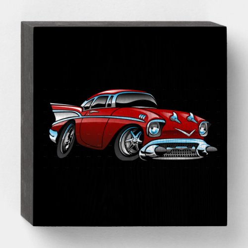 57 Chevy Wooden Box Sign
