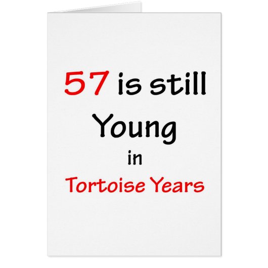 57 Tortoise Years Cards (Front)
