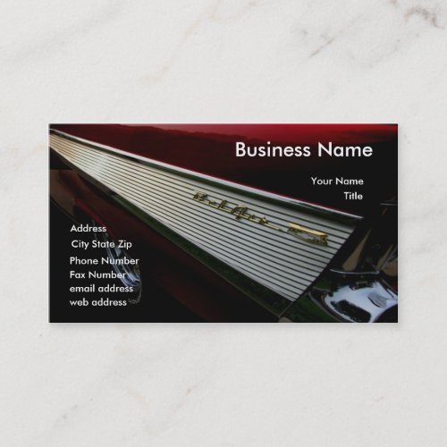 '57 Wedge Business Card