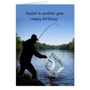 57th Birthday Fisherman  Cards