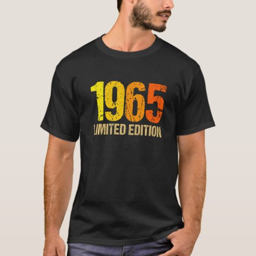 57th Birthday Ladies Mens 57 Years 1965    3 T_Shirt