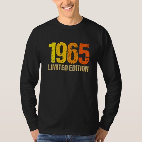 57th Birthday Ladies Mens 57 Years 1965    3 T_Shirt