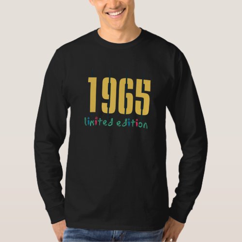 57th Birthday Ladies Mens 57 Years 1965    4 T_Shirt