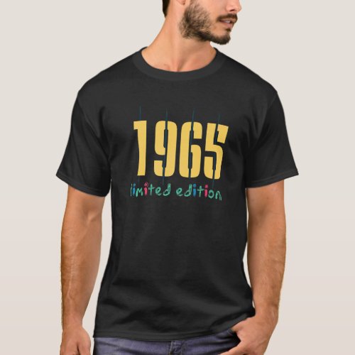 57th Birthday Ladies Mens 57 Years 1965    4 T_Shirt