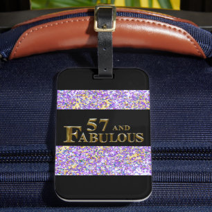 57th  Birthday  Luggage Tag