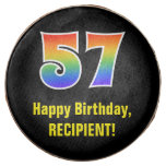 [ Thumbnail: 57th Birthday - Rainbow Spectrum Pattern Number 57 ]