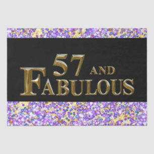 57th  Birthday  Tissue Paper