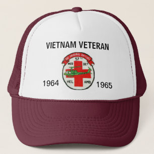 57th DUSTOFF ORIGINAL UNIT PATCH MESH HAT
