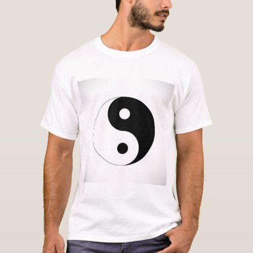 5854Yin Yang Symbol T_Shirt