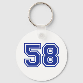 58 - number keychain